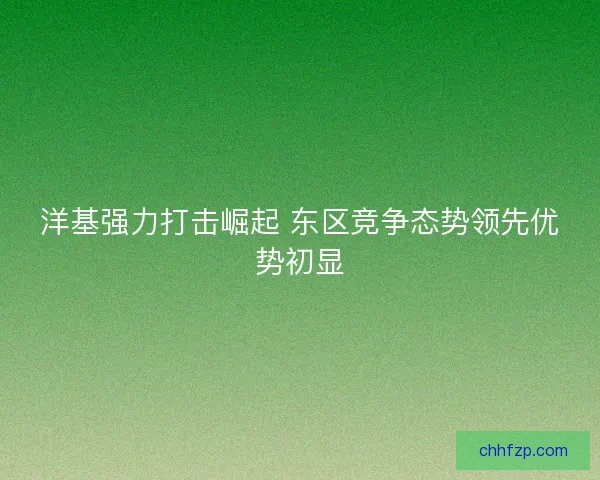 洋基强力打击崛起 东区竞争态势领先优势初显
